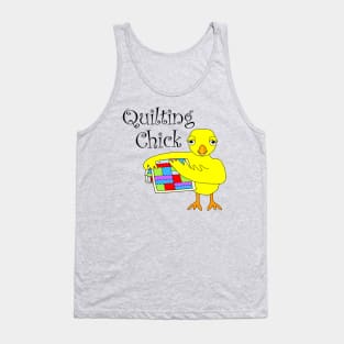 Quilting Chick Funny Needlecraft Hobby Tank Top